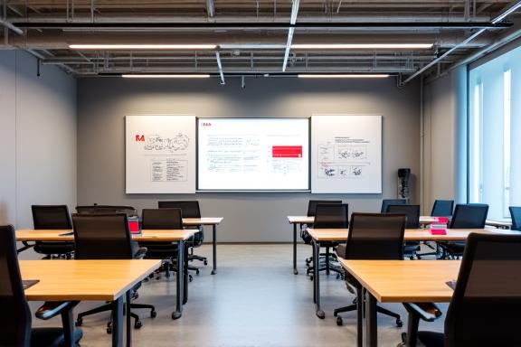 Interior of UnladeCore's modern coaching space in Den Haag